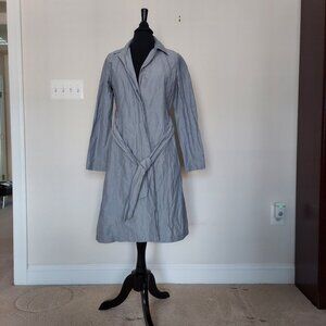 Eileen Fisher light coat 59% cotton,  32% nylon, 9% metallic size XS